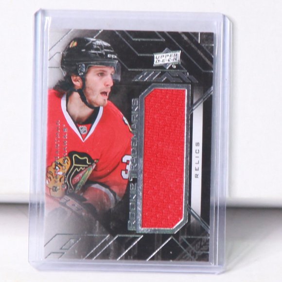 Ryan Hartman UD Black Rookie Relics Card 2015/16 Chicago Blackhawks RTR-RH - Picture 1 of 2